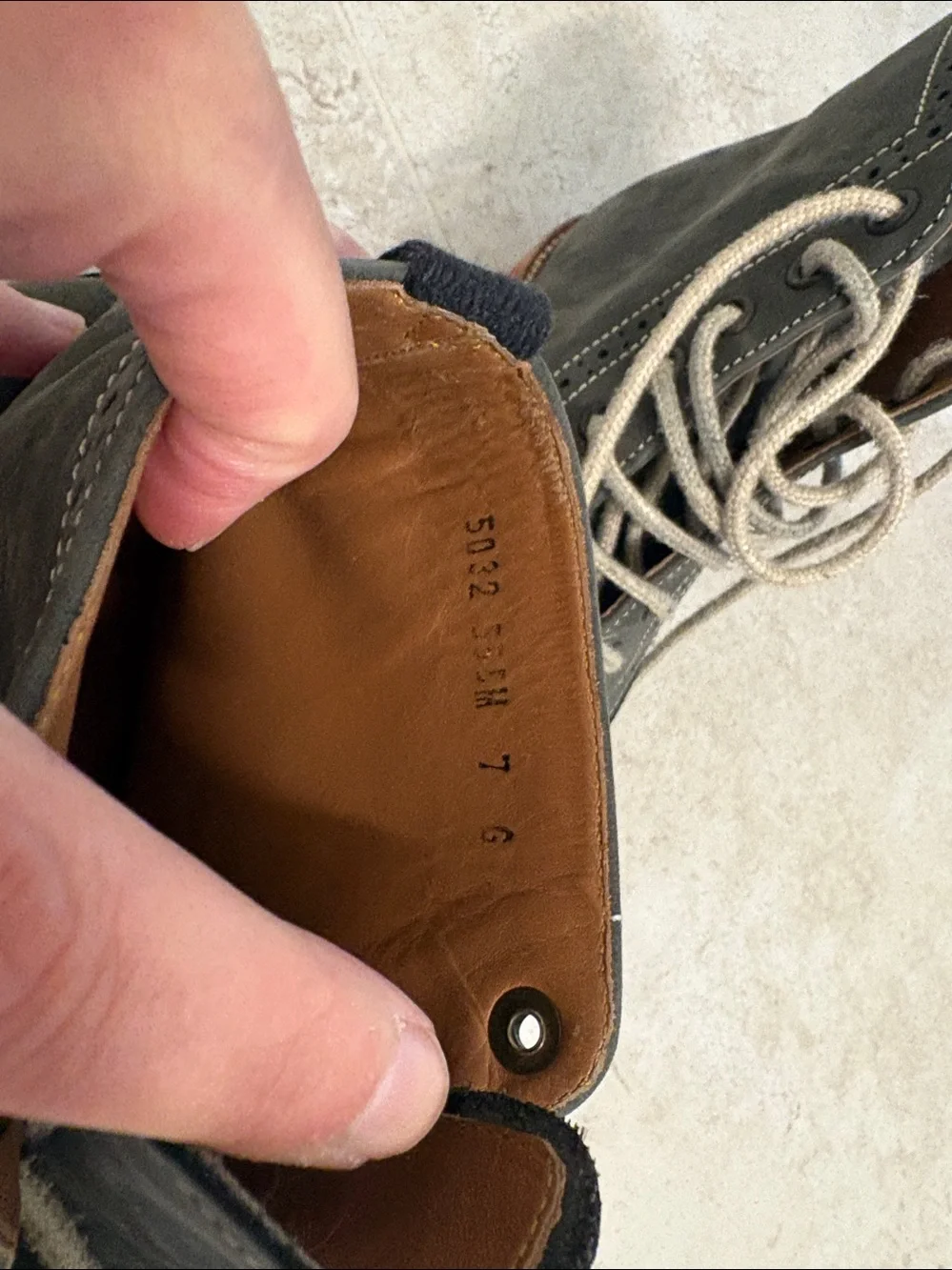 Grenson Suede Wingtip Boots